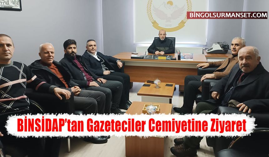 BİNSİDAP’tan Gazeteciler Cemiyetine Ziyaret