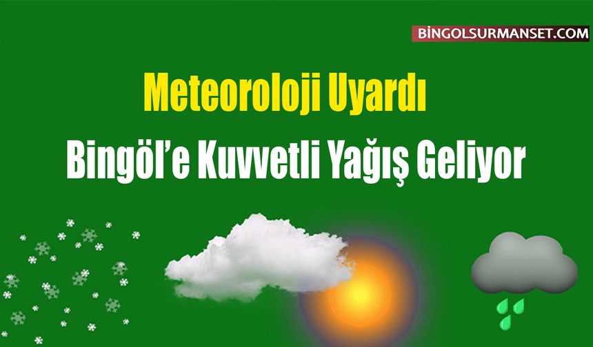 Meteoroloji Uyardı: Cuma Günü Kuvvetli Yağış Geliyor