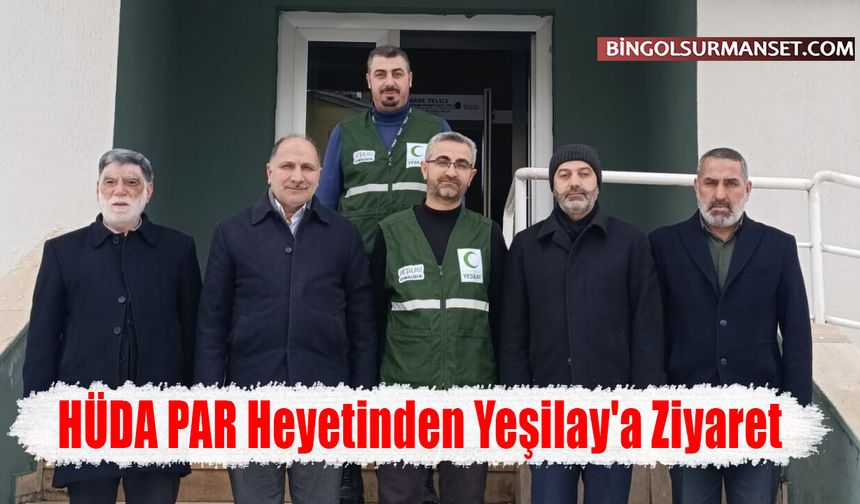 HÜDA PAR Heyetinden Yeşilay'a Ziyaret