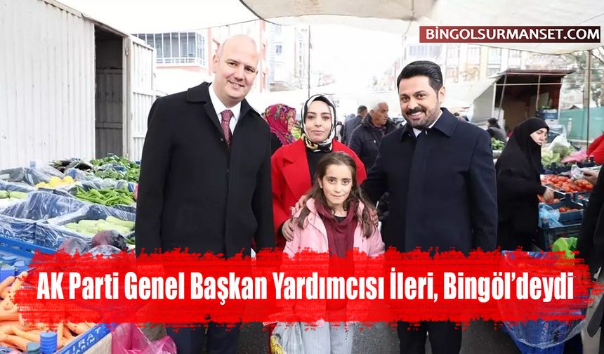 AK Parti Genel Başkan Yardımcısı İleri, Bingöl’deydi