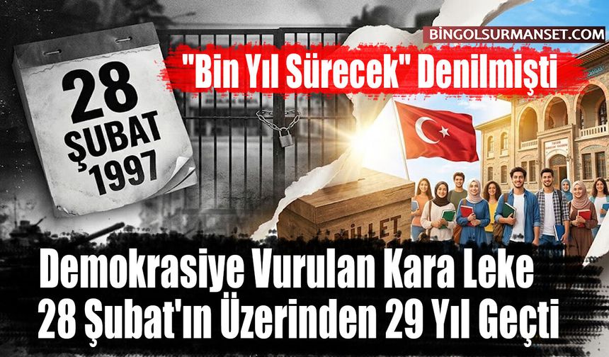 Demokrasiye Vurulan Kara Leke 28 Şubat'ın Üzerinden 29 Yıl Geçti