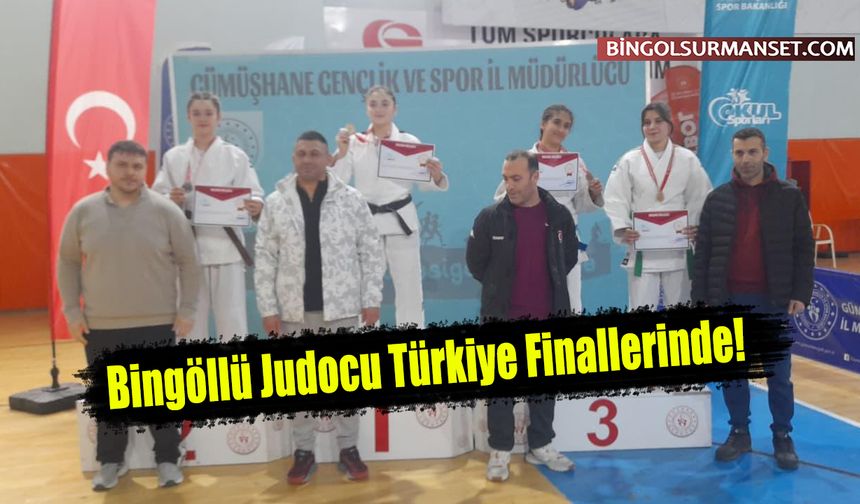 Bingöllü Judocu Türkiye Finallerinde!