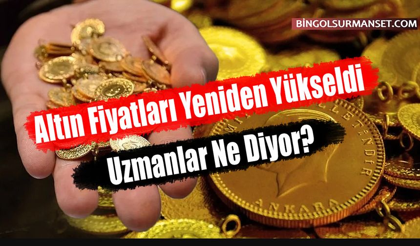 Altın Fiyatları Yeniden Yükseldi, Uzmanlar Ne Diyor?