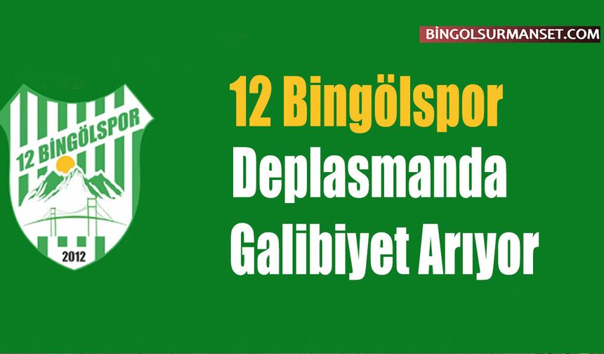 Lider 12 Bingölspor, Diyarbakır Deplasmanında Galibiyet Arıyor