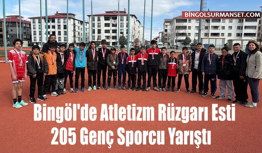 Bingöl'de Atletizm Rüzgarı Esti