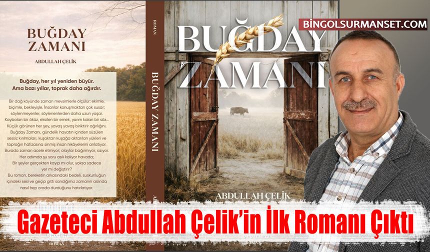 Gazeteci Abdullah Çelik’in İlk Romanı Çıktı