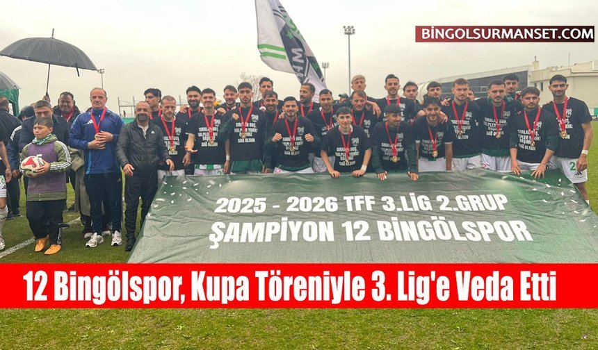 12 Bingölspor, Kupa Töreniyle 3. Lig'e Veda Etti