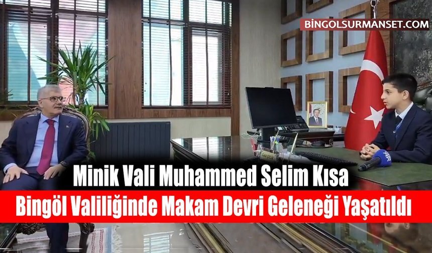 Bingöl Valiliğinde Makam Devri Geleneği Yaşatıldı