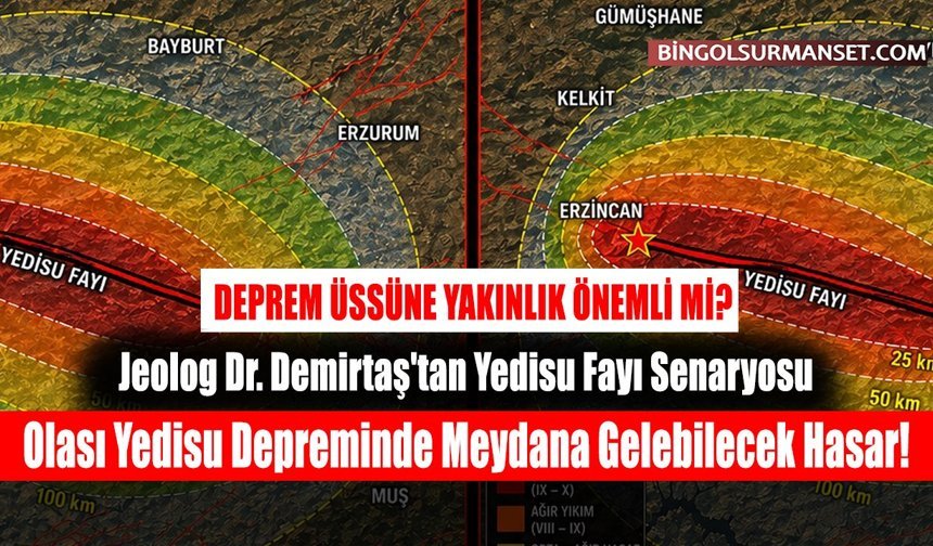 Olası Yedisu Depreminde Meydana Gelebilecek Hasar!