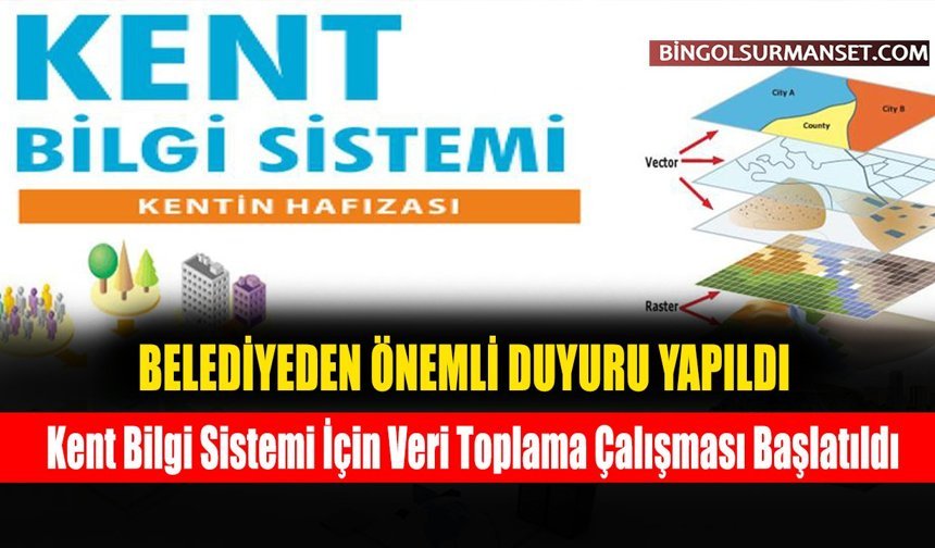 Kent Bilgi Sistemi İçin Veri Toplama Çalışması Başlatıldı