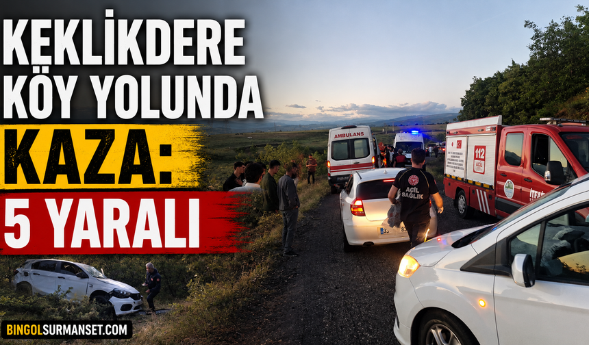 Keklikdere Köy Yolunda Kaza: 5 Yaralı