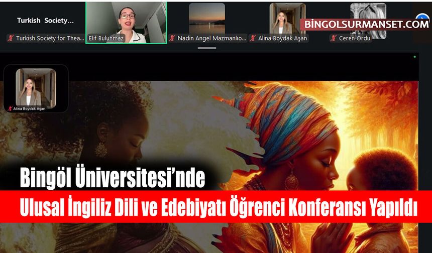 Ulusal İngiliz Dili ve Edebiyatı Öğrenci Konferansı Yapıldı