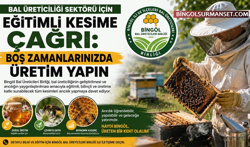 Bal Üreticiliği Sektörü İçin Eğitimli Kesime Çağrı