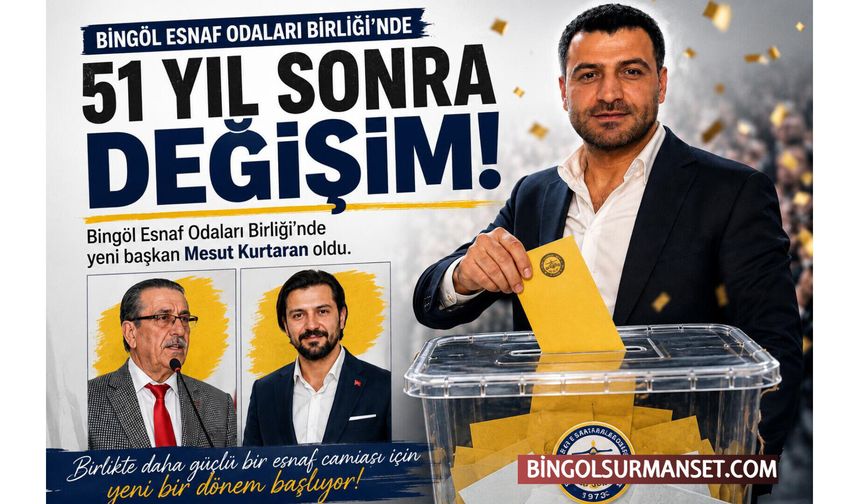 51 Yıl Sonra Değişim: Esnaf Odaları Birliği Seçim Sonucu Belli Oldu