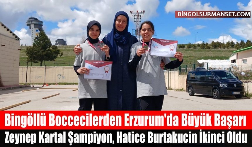 Bingöllü Boccecilerden Erzurum'da Büyük Başarı