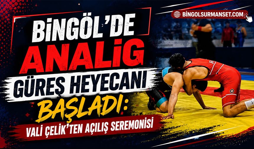 Bingöl’de ANALİG Güreş Heyecanı Başladı