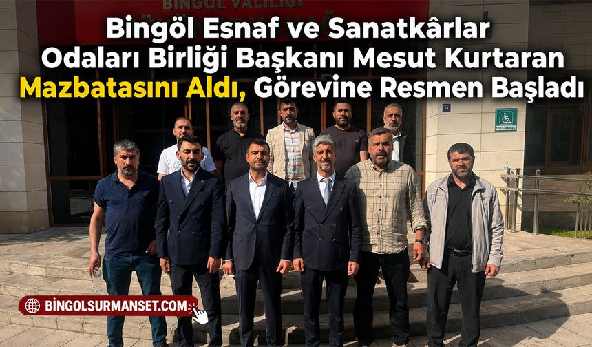 Kurtaran Mazbatasını Aldı, Görevine Resmen Başladı
