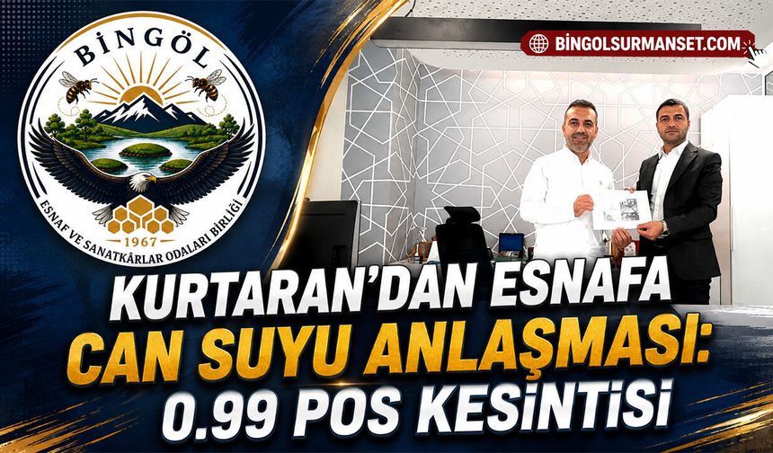 Kurtaran’dan Esnafa Can Suyu Anlaşması: 0.99 Pos Kesintisi