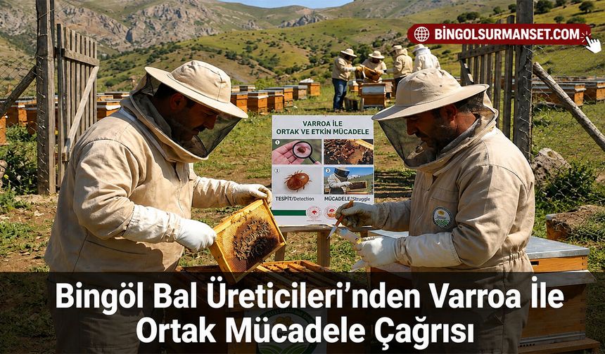 Bingöl Bal Üreticileri’nden Varroa İle Ortak Mücadele Çağrısı