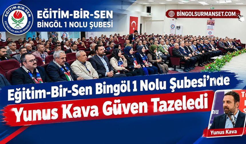 Eğitim-Bir-Sen Bingöl 1 Nolu Şubesi’nde Kava Güven Tazeledi