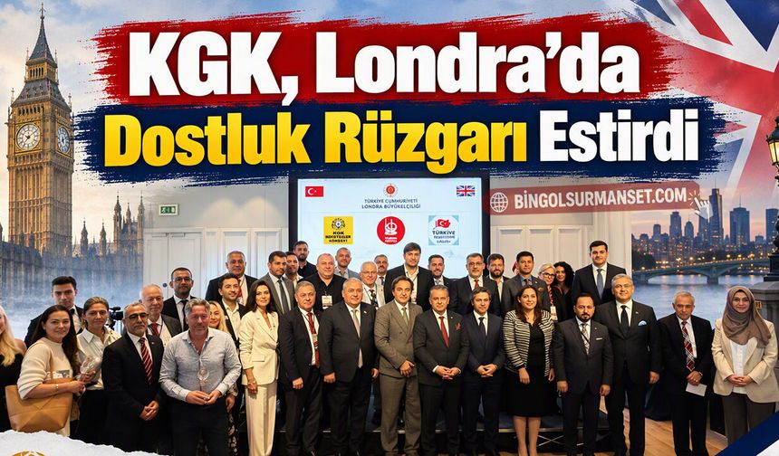 KGK, Londra’da Dostluk Rüzgarı Estirdi