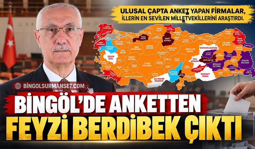Ulusal Ankette Feyzi Berdibek En Sevilen Milletvekili Oldu
