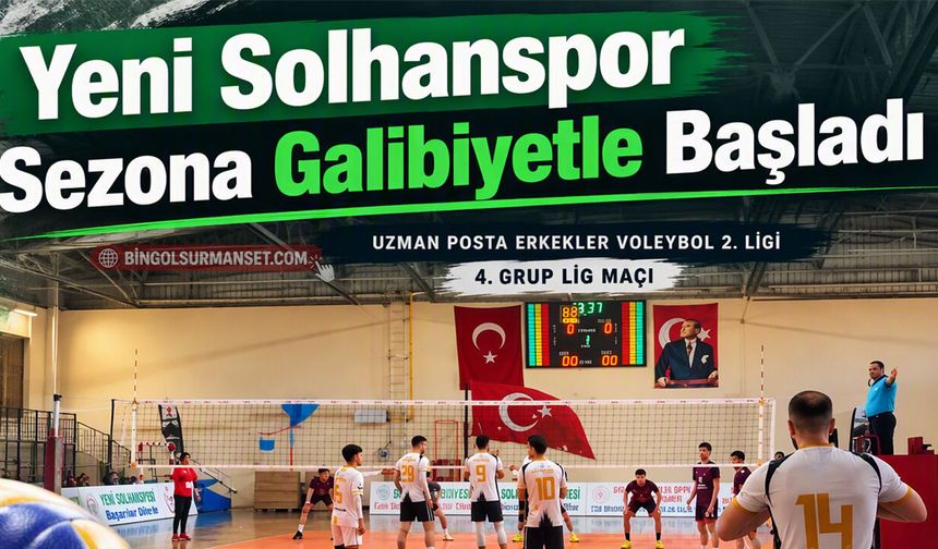 Yeni Solhanspor Sezona Galibiyetle Başladı