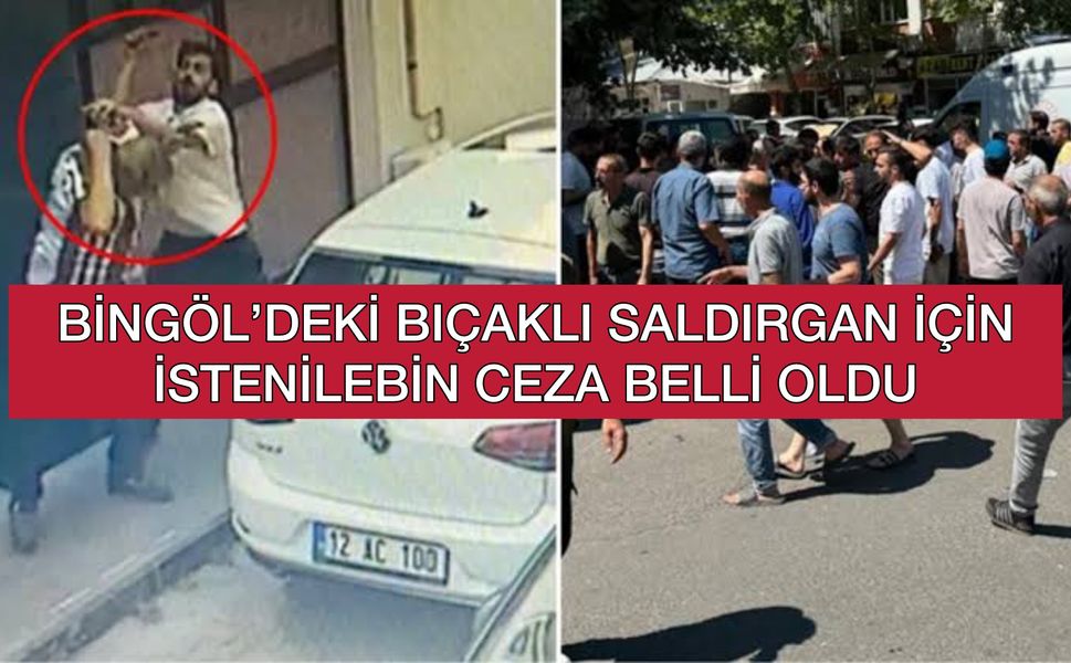 Bingöl’deki Bıçaklı Saldırıda İstenilen Ceza Belli Oldu