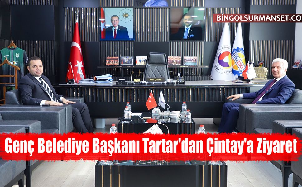 Genç Belediye Başkanı Tartar'dan Çintay'a Ziyaret