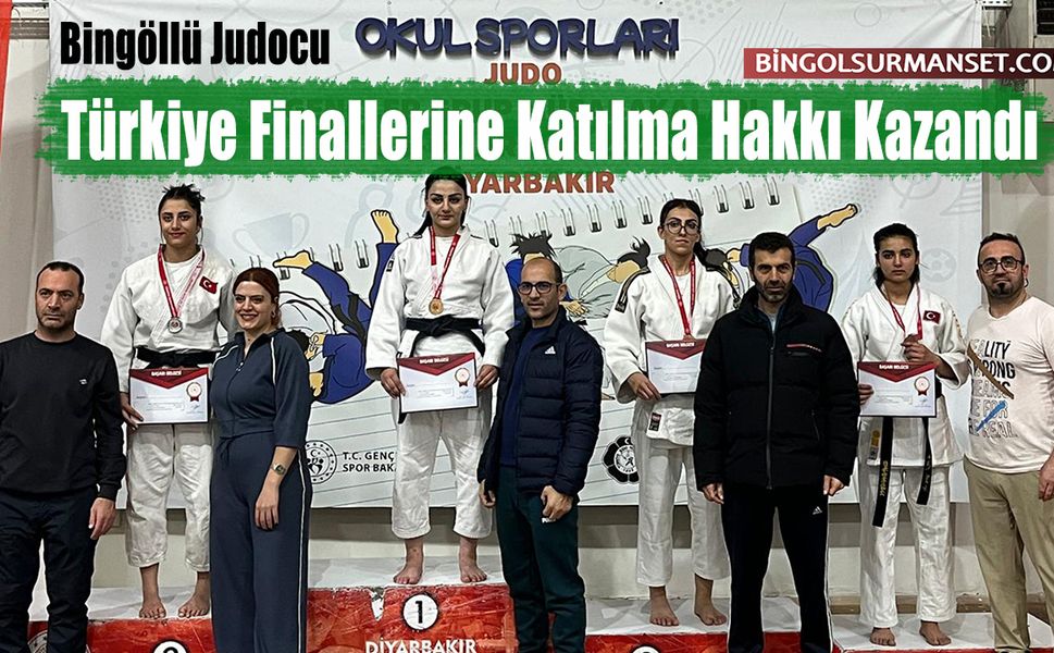Bingöllü Judocu Türkiye Finallerine Katılma Hakkı Kazandı