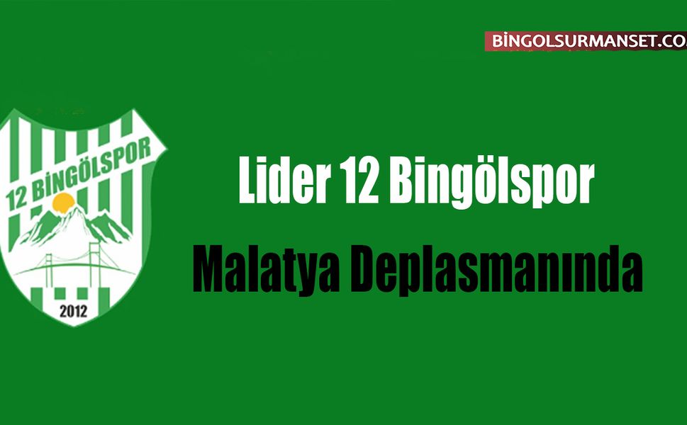 Lider 12 Bingölspor Malatya Deplasmanında