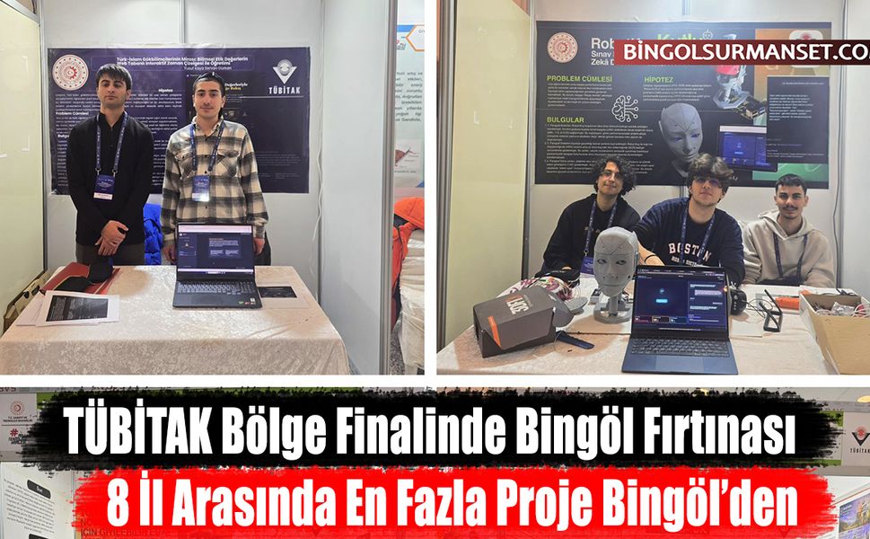 TÜBİTAK Bölge Finalinde Bingöl Fırtınası