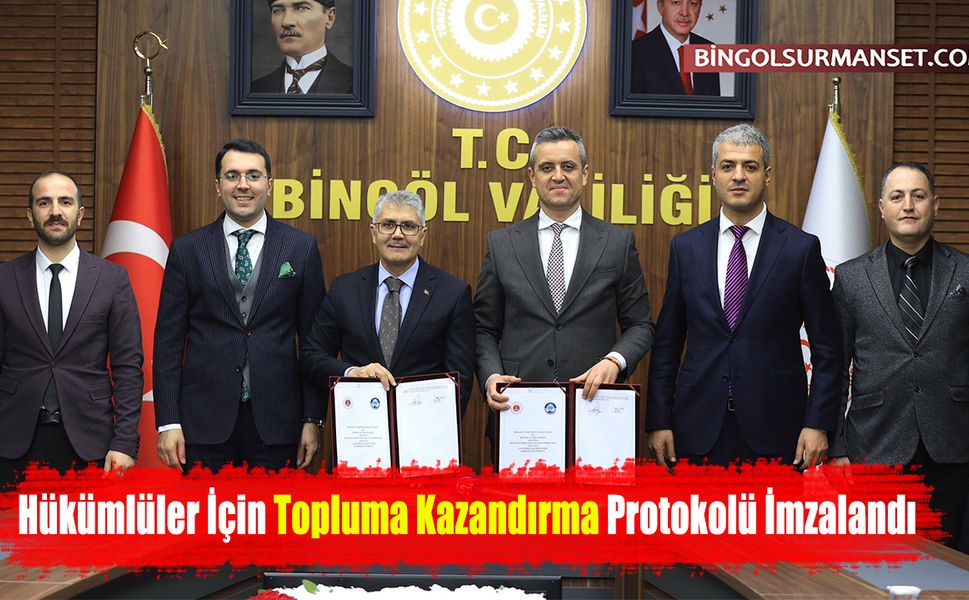 Hükümlüler İçin Topluma Kazandırma Protokolü İmzalandı
