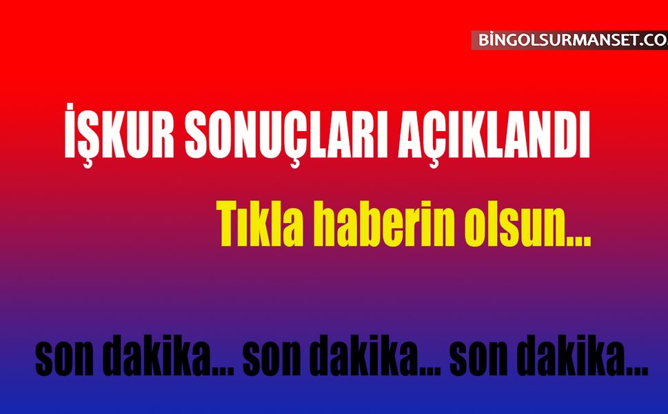İl Müftülüğü İşkur Sonuçları Açıklandı