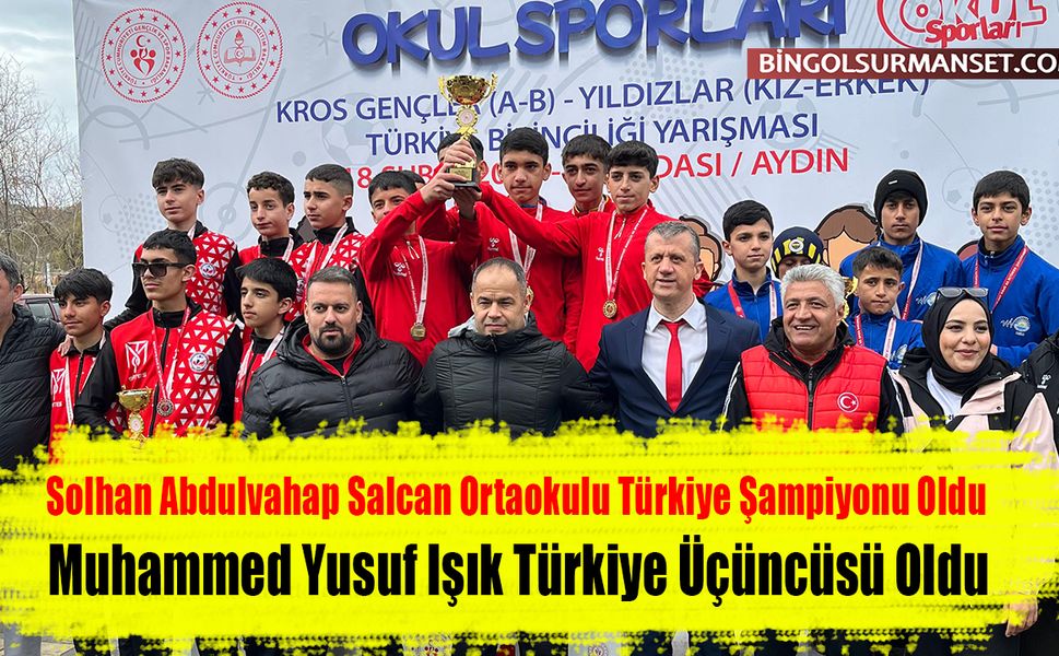 Solhan Abdulvahap Salcan Ortaokulu Türkiye Şampiyonu Oldu