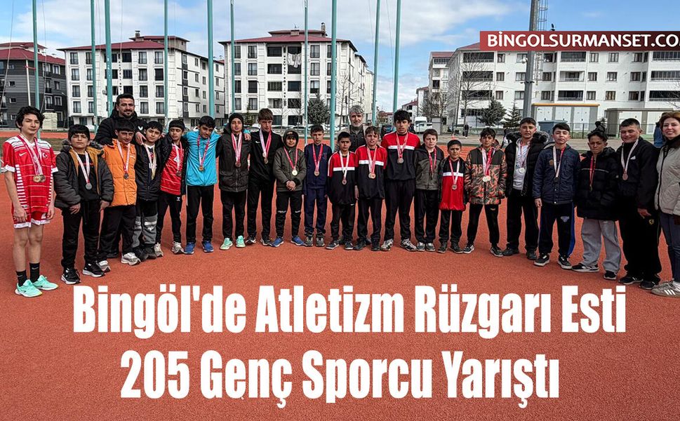 Bingöl'de Atletizm Rüzgarı Esti