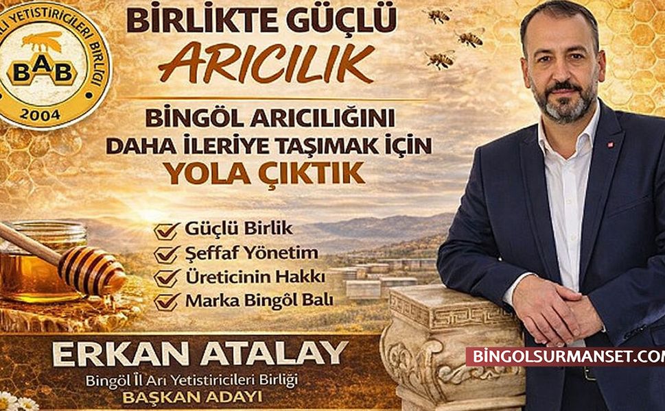 Birlikte Güçlü Arıcılık: Erkan Atalay Başkanlık İçin Yola Çıktı