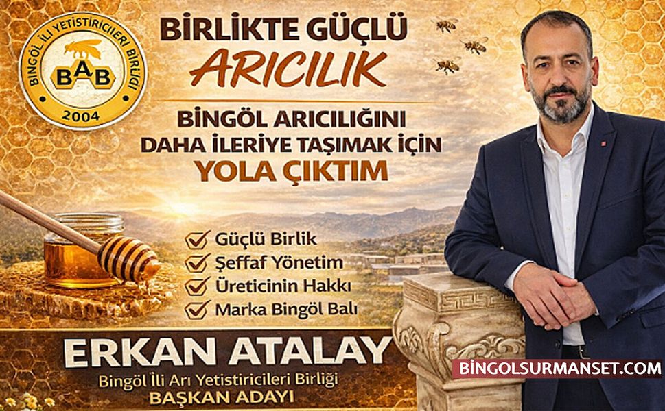 Birlikte Güçlü Arıcılık: Erkan Atalay Başkanlık İçin Yola Çıktı