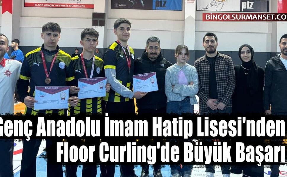 Genç Anadolu İmam Hatip Lisesi'nden Floor Curling'de Büyük Başarı