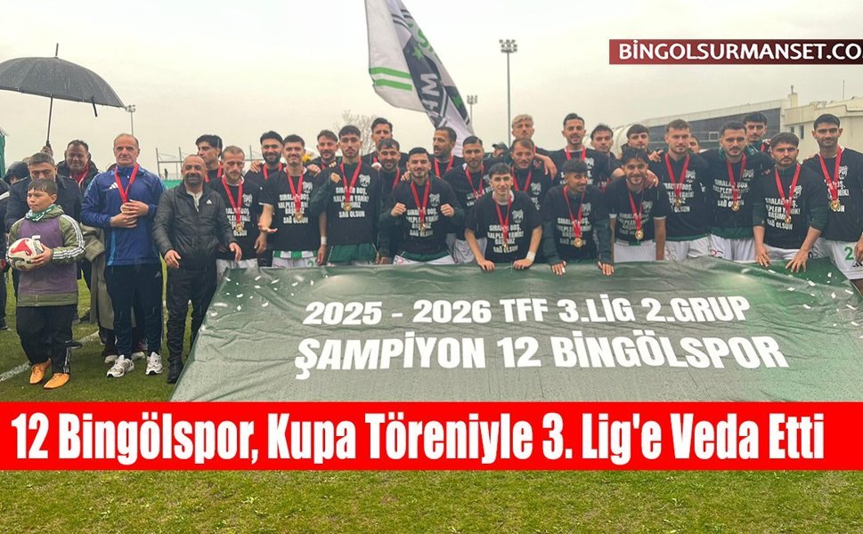 12 Bingölspor, Kupa Töreniyle 3. Lig'e Veda Etti