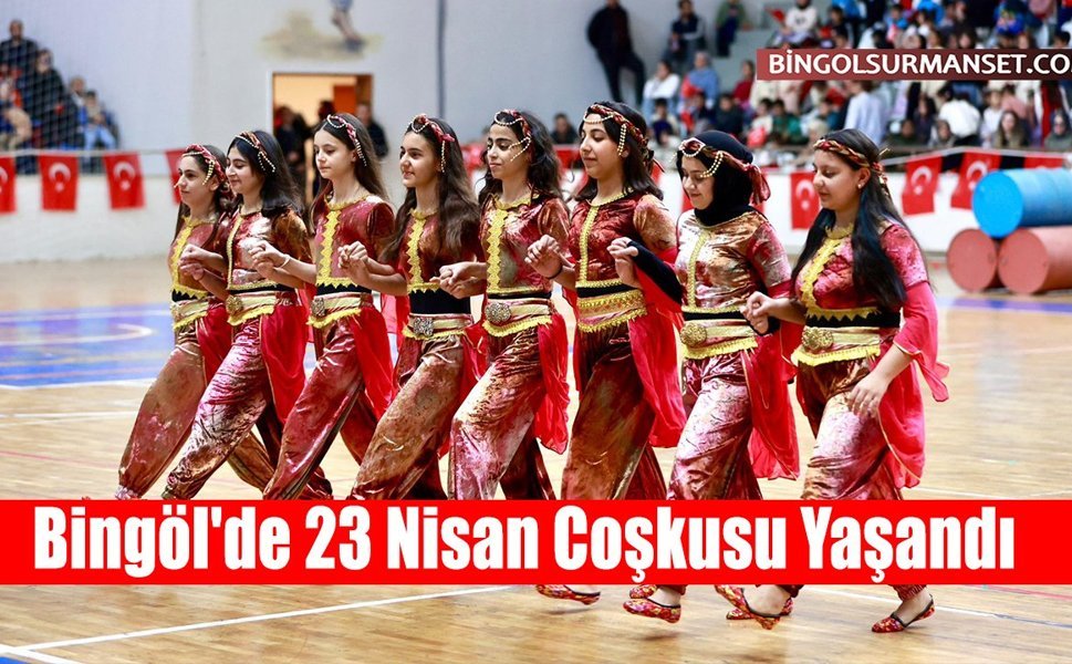 Bingöl'de 23 Nisan Coşkusu Yaşandı