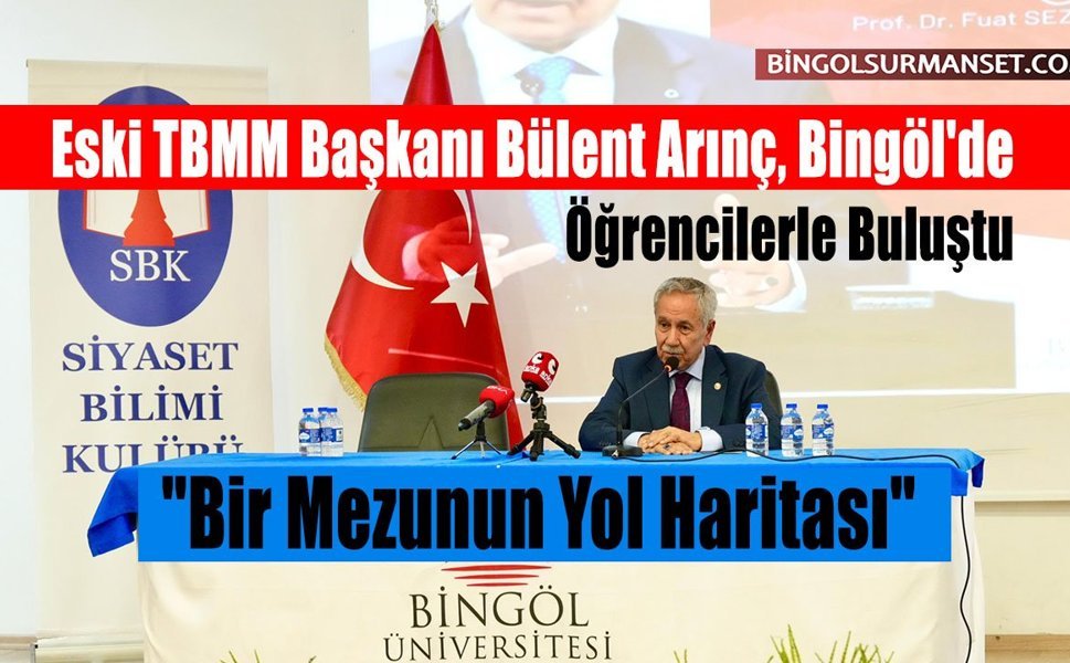 Eski TBMM Başkanı Bülent Arınç, Bingöl'de