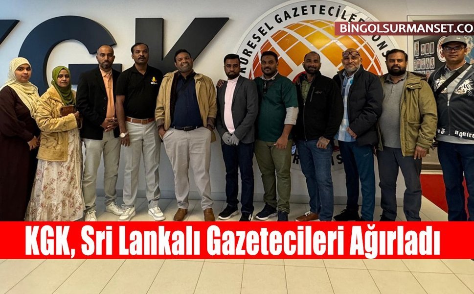 KGK, Sri Lankalı Gazetecileri Ağırladı