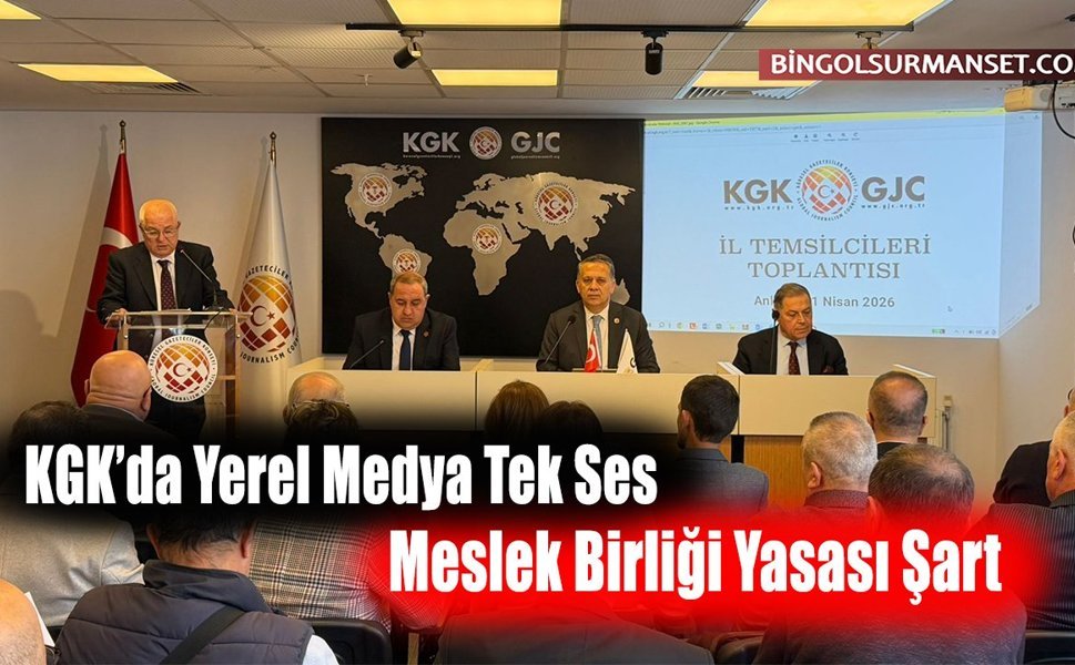 KGK’da Yerel Medya Tek Ses: Meslek Birliği Yasası Şart