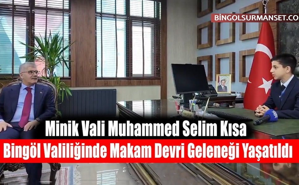 Bingöl Valiliğinde Makam Devri Geleneği Yaşatıldı