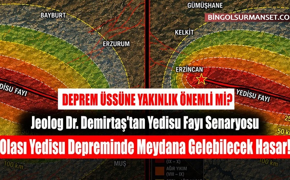 Olası Yedisu Depreminde Meydana Gelebilecek Hasar!
