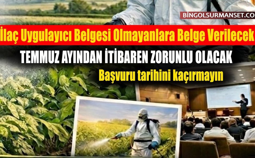 İlaç Uygulayıcı Belgesi Olmayanlara Duyuru Yapıldı