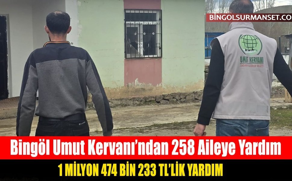 Bingöl Umut Kervanı’ndan 258 Aileye Yardım