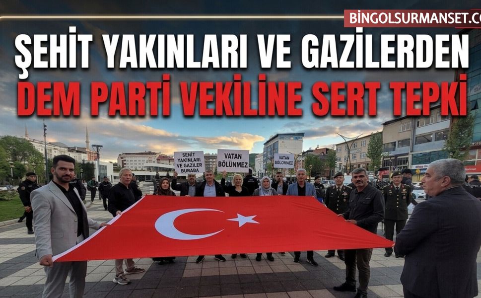 Şehit Yakınları ve Gazilerden DEM Parti Vekiline Sert Tepki