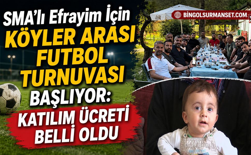 SMA’lı Efrayim İçin Köyler Arası Futbol Turnuvası Başlıyor